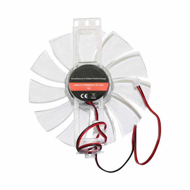 Ventilador Brushless para Incubadora de Frango, Plástico Transparente, 12V DC, 0.35A, 1 Unidade