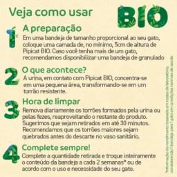 Areia Bio Higiene Natural para Gatos, Ideal para Higiene Pessoal, Produtos de Higiene Pessoal, Rede para Cães, 1,8 kg, Pacote 3 - Image 4