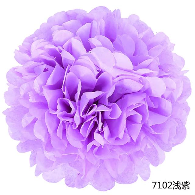 Bolas de papel pompom para decoração de festas de aniversário e casamentos - disponível em várias tamanhos de 4 a 10 polegadas
