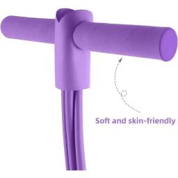 Tensor de faixa de resistência profissional, alças antiderrapantes de 4/6 níveis para treino abdominal, yoga, pilates, academia em casa, equipamentos fitness - Image 2
