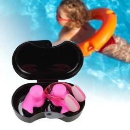 Tampões de natação de silicone, plugue de nariz, impermeável, protetor de nariz para iniciantes, esportes aquáticos, surf e mergulho - Image 2