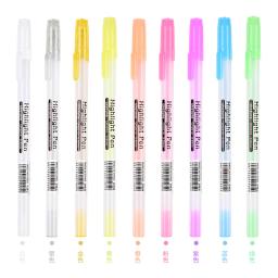 3 pces/mix arte marcador caneta 0.8mm ouro branco prata tinta gel caneta destaque ponta fina para artigos de papelaria estudante desenho escrita suprimentos - Image 6