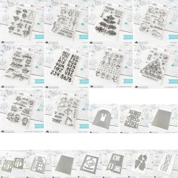 Corte de metal morre e selo para prática scrapbooking, decoração álbum DIY, artesanato cartão morre, hands-on, novo, 2022 - Image 1