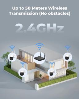 H.view 8ch 5mp 4mp wifi câmera kit de segurança sistema sem fio cctv sistema nvr ao ar livre ptz áudio bidirecional vigilância de vídeo xmeye - Image 3