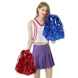 Criativo cheerleading pompons fácil levar torcendo adereços eco-friendly fofo mão flores cheerleader pompons - Image 5