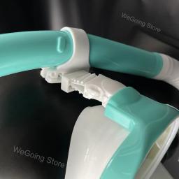 Equipamento de máscara de natação para adultos, lente grande de vidro temperado, óculos de mergulho espelhado, parte superior seca, tubo de snorkling, novo - Image 3