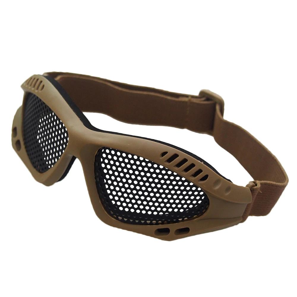 Óculos táticos protetores ao ar livre, Óculos de segurança confortáveis Airsoft, Anti Fog with Metal Mesh, PC Len for Paintball Hunting - Image 1