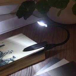 Mini portátil flexível Luzes LED Livro, Clip-On, brilhante, Livro Luz de Leitura, Lâmpada para PC, Laptop, Notebook, Viagem, Quarto, Leitor de Livros - Image 1
