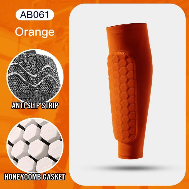 Caneleira de Futebol com Meias e Mangas Compressivas, Almofadas Honeycomb e Proteção para Bezerro - Equipamento Esportivo Completo