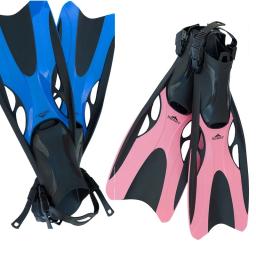 Barbatanas de natação adulto curto mergulho snorkeling sapatos barbatanas caminhada pé flipper barbatanas mergulho com calcanhar - Image 1