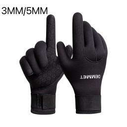 Luvas aquecidas de inverno para mergulho em neoprene para homens e mulheres, 3mm, 5mm, Diver Wetsuit, mergulho, vela, Spearfish, caça submarina, luva - Image 3