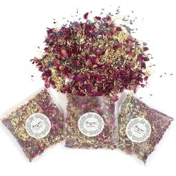 Flor De Confete De Casamento Natural Seco, Fontes De Festa Biodegradáveis, Pop De Pétala De Rosa Vermelha, Decoração De Festa De Aniversário, DIY - Image 2