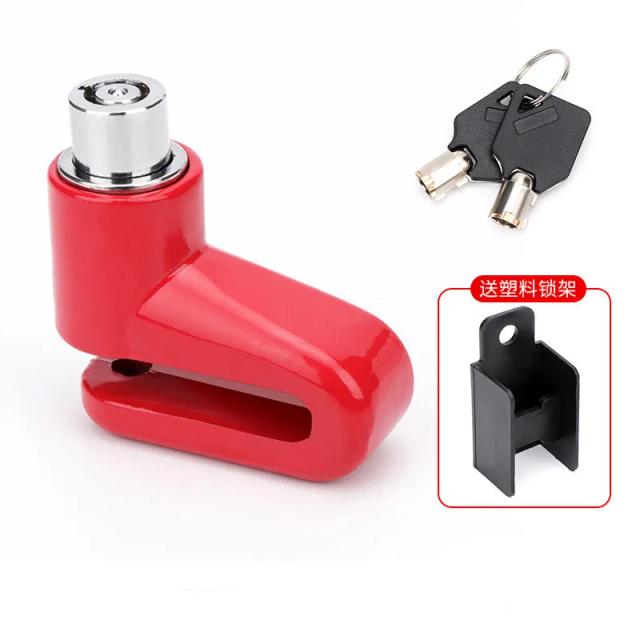 Cadeado Antirroubo para Freio a Disco de Bicicleta, Scooter Elétrico e MTB com 2 Chaves