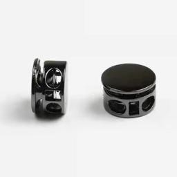 Mental Cord Lock Clamp, Toggle Clip, Stopper Buckles para Paracord Corda, Lanyard Drawstring Bag, Cadarço Parte, 2 Buracos, 10Pcs - Image 5