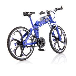 1:10 modelo liga de bicicleta de montanha diecast metal mountain bike curvatura estrada dobrável corrida simulação presente brinquedos para crianças - Image 5