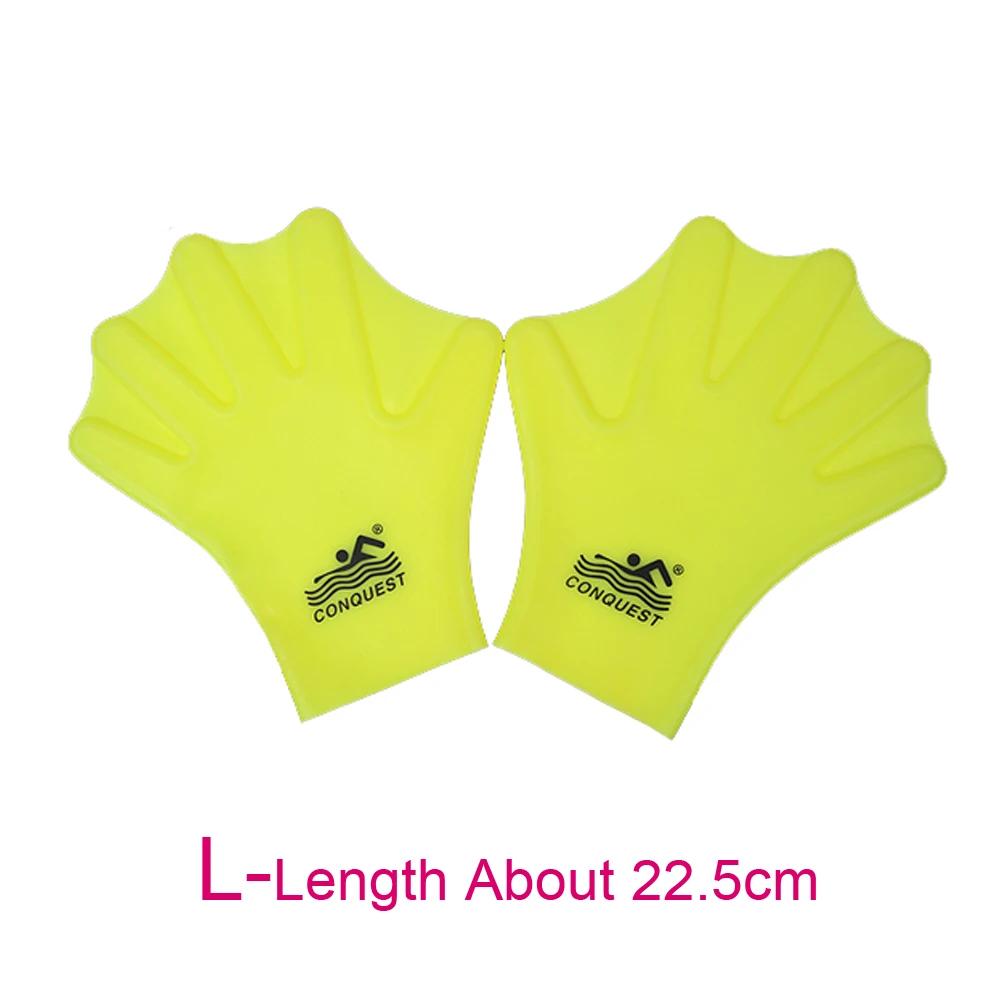 Soft Silicone Mergulho Webbed Luvas para Adultos e Crianças, 100% Silicone, Pás De Treinamento De Natação, Palma De Sapo, Auxílio De Natação - Image 1