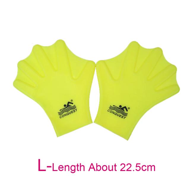 Luvas de Mergulho em Silicone Macio com Webbed Design para Adultos e Crianças - Auxílio de Natação com Pás de Treinamento em 100% Silicone