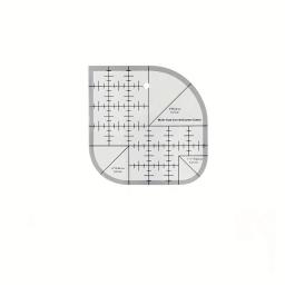 Costura acrílica e Régua Quilting, Criativo Corner Knife, Modelo DIY costura, Canto Ferramenta, 1Pc - Image 4