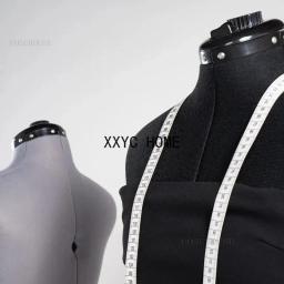 Manequim feminino para roupas de design personalizado, capa de pano ajustável, suporte de vestido, base de metal - Image 4