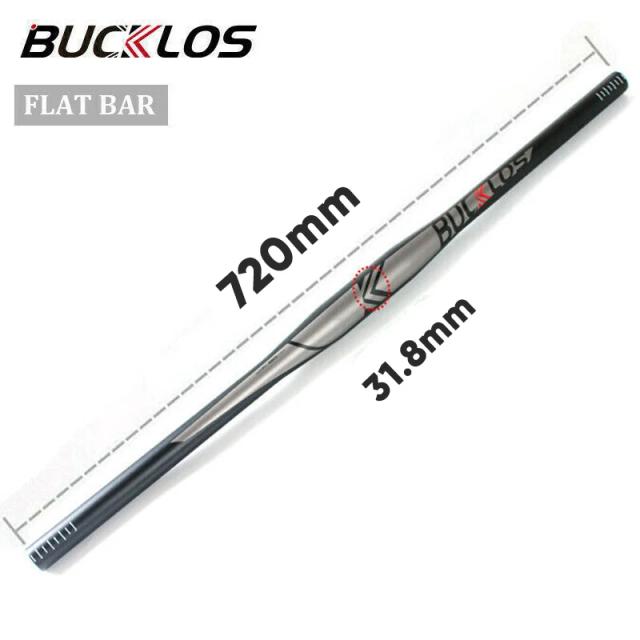 Bucklos Guidão de Bicicleta MTB Alumínio Ultraleve 780mm