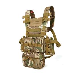 Homens Multicam caça MK3 tático peito Rig arnês, Modular leve Airsoft Militar Vest, 5.56 Mag bolsa, Panball engrenagem - Image 1