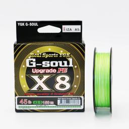 Ygkpe g soul x8 trança atualização trança linha de pesca super forte 8 fios multifilamento pe linha 150m 200m feito no japão 14lb-60lb - Image 1