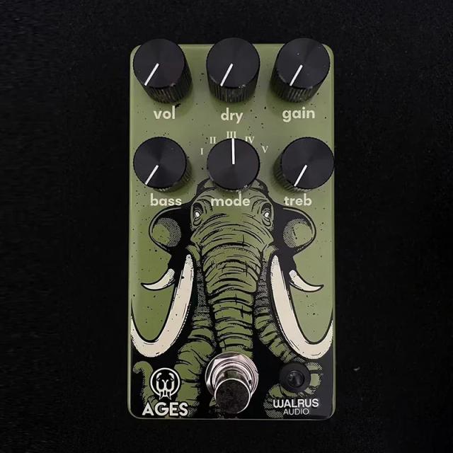 Pedal de efeitos de guitarra LY-ROCK Walrus 5 em 1 Pedal Overdrive Rock multimodo