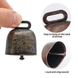 Sinos de cobre gatos cães animais de estimação decoração sinos cabide metal ferro sinos alto nítido espalhar mais alto vaca cavalo ovelhas pastagem - Image 5
