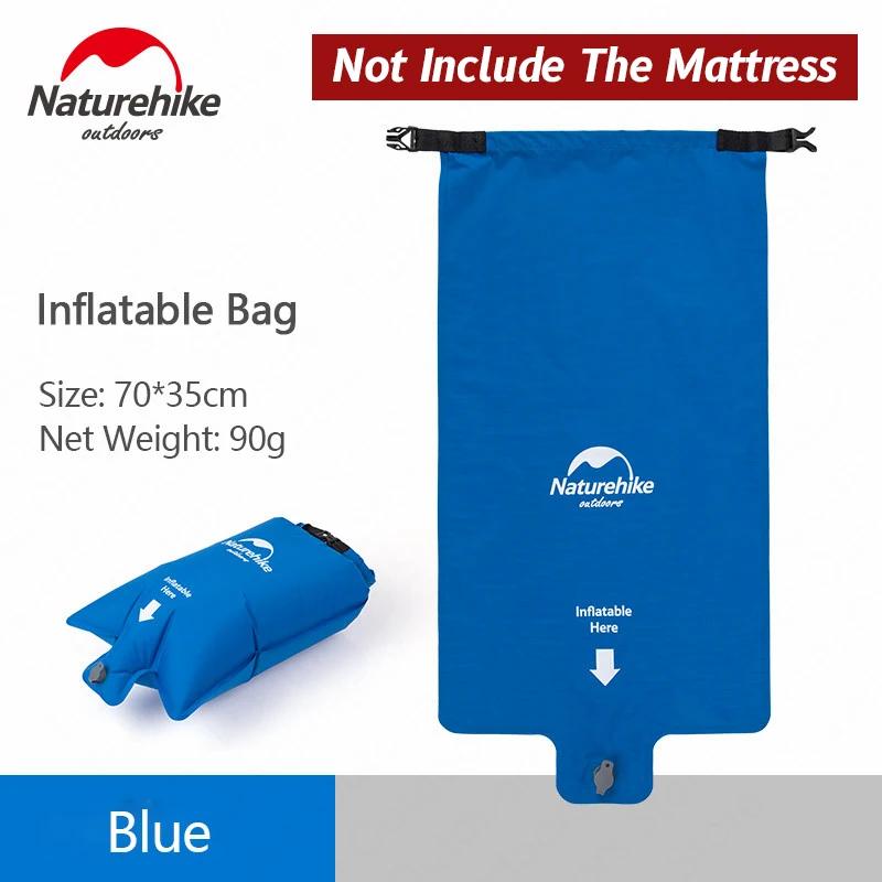Naturehike colchão inflável para acampamento, tapete de dormir com travesseiro e bolsa de ar, novo colchão de acampamento de pressão manual, tapetes para caminhadas - Image 1