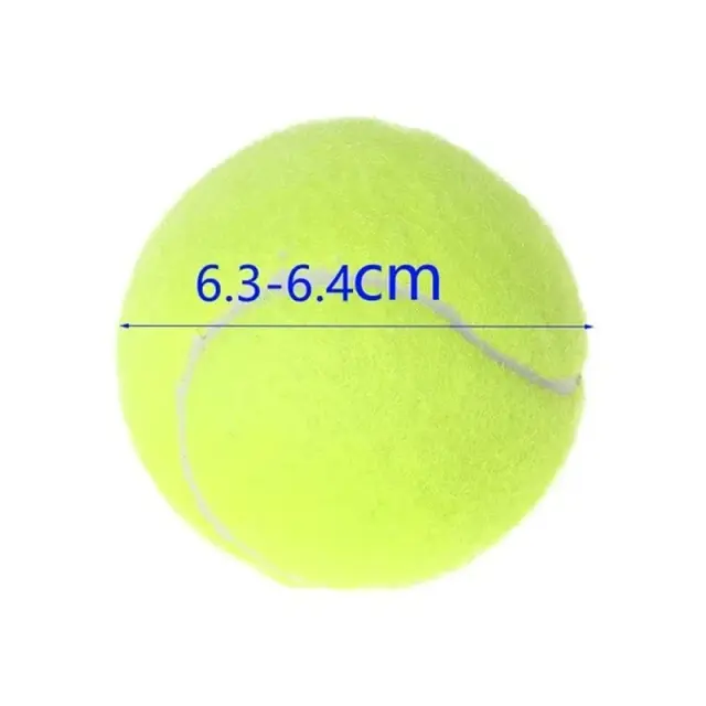 Bola de Tênis High Bounce para Treinamento e Brincadeiras ao Ar Livre com Cães - 1 Unidade
