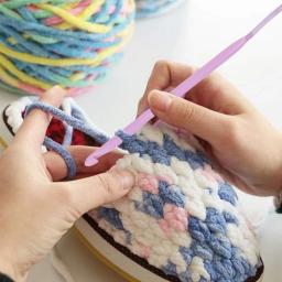 30 peças diy conjunto de ganchos de crochê afegão tunecino com cabo de plástico 3.5mm-12.0mm agulhas de tecelagem e acessórios de ganchos de crochê - Image 5
