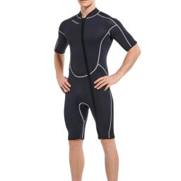 Terno de mergulho em neoprene para homens e mulheres, traje de mergulho adulto, 3mm, shorty, snorkeling, natação, surf, canoagem, 4XL - Image 4