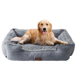 Ortopédica calmante para baixo Dog Bed, Deep Sleeping sofá-cama, espessado preenchido, retângulo, cães grandes, médios e pequenos - Image 1