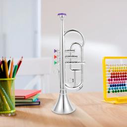 Saxofone imitação trompete para crianças, clarinete clássico, brinquedos de instrumentos musicais, educação infantil, ferramenta de aprendizado para crianças, meninos e meninas - Image 5