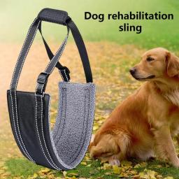 Ajustável Dog Support Sling, Dog Lift, Dobrável, Hip Support, Harness Legs, Stand Up, Grande, Idosos, Cães velhos, Acessórios para cães - Image 3