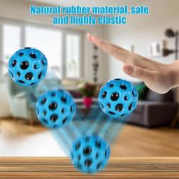 Bola perfurada de espuma lua bola saltando bola prática buraco bola macia saltando bola ao ar livre jogo interativo brinquedos - Image 3