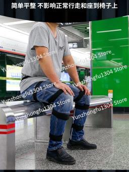 Assento invisível portátil para roupas esportivas, fezes dobráveis, elasticidade desgaste - Image 2