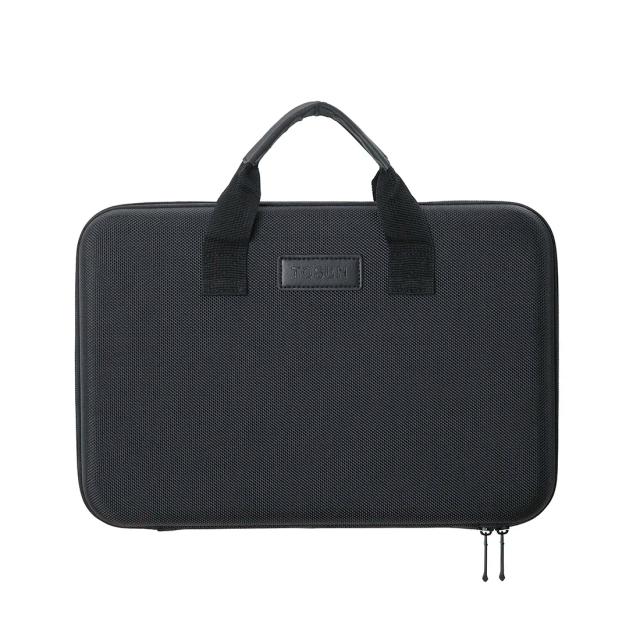 Maleta Universal EVA para Instrumentos de Sopro, Organizador de Flauta e Saxofone com 12 Compartimentos em Veludo