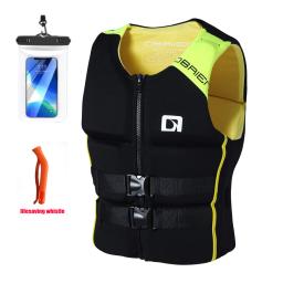 Casaco salva-vidas adulto Neoprene de alta qualidade, Colete flutuante portátil, Esportes aquáticos, Deriva, Natação à vela e Surf - Image 1