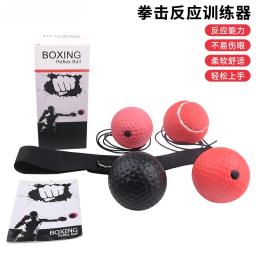 Cabeça montada Boxe Speed Ball, PU Punch Ball, Mão Eye Reaction, Home Sandbag, Muay Thai, Equipamentos de Fitness, Treinamento Sanda - Image 2