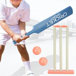 Cricket infantil definido para férias, tocos ao ar livre, jardim - Image 2