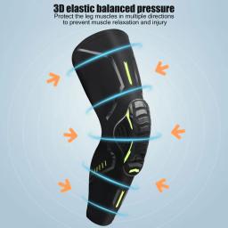 Anti-Colisão Esporte Joelheiras, Compressão Leg Knee Sleeve, Joelheiras para Basquete Voleibol Futebol Sports Gear, 1Pc - Image 2