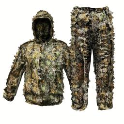 Outdoor Caça Camuflagem Capa Folha Suit, Ghillie Suit, Raincoat Estilo, Bird Watching, Fotografia Roupas - Image 6