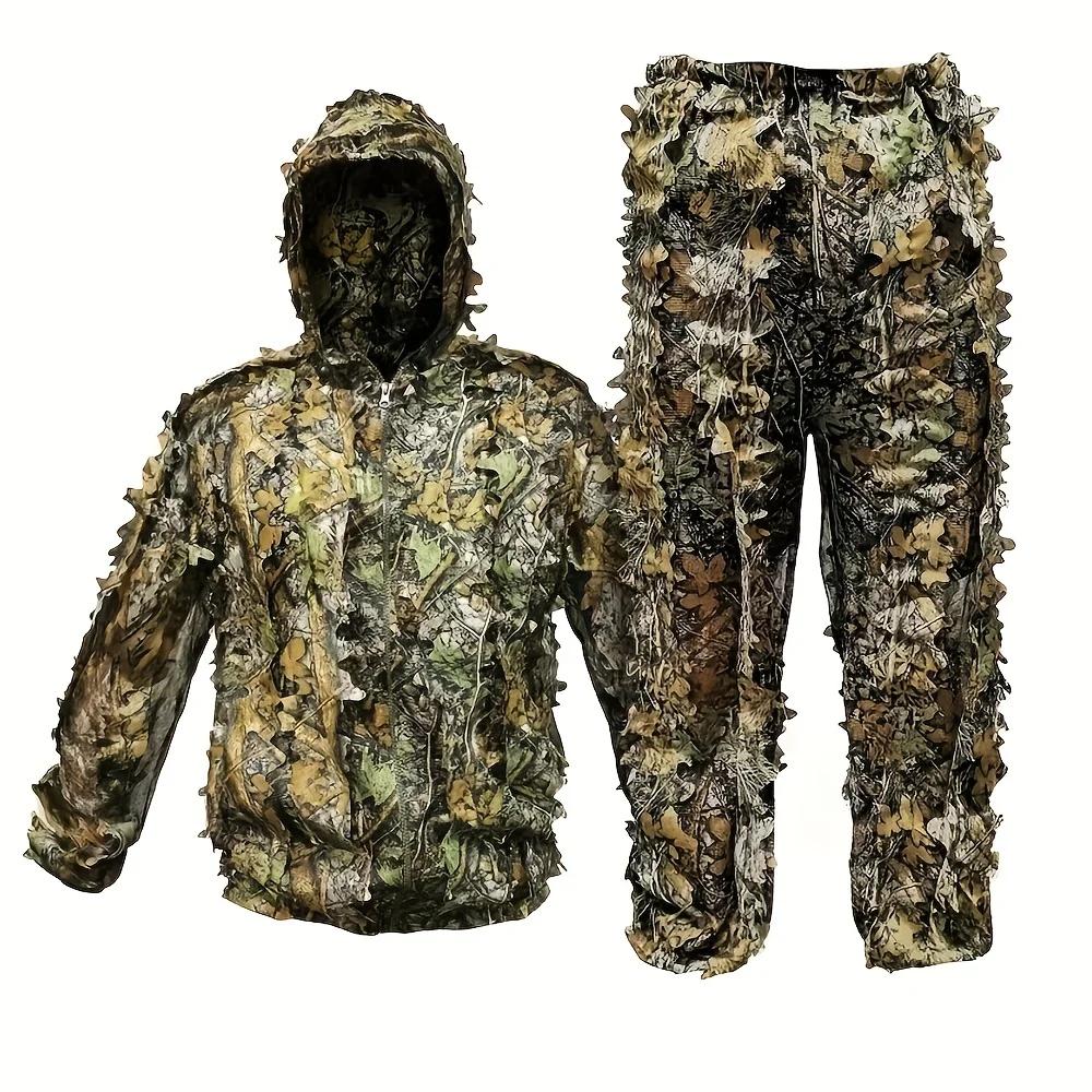 Outdoor Caça Camuflagem Capa Folha Suit, Ghillie Suit, Raincoat Estilo, Bird Watching, Fotografia Roupas - Image 1