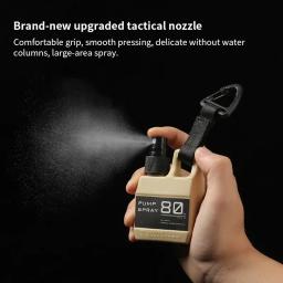 Bomba de garrafa de spray com fivela, portátil, garrafa de spray de viagem para acampamento ao ar livre, recipiente cosmético, álcool, perfume, recarregável - Image 5