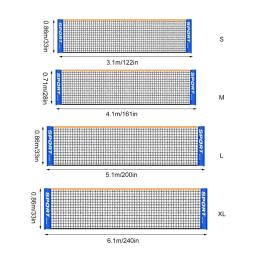 Rede de tennis portátil e dobrável, para treinamento esportivo interno e ao ar livre, quintal, 3.1 m, tennis - Image 2