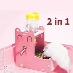 Bebedor De Hamster Durável, Pequeno Pet Bottle Holder, Alimentador De Alimentos De Coelho, Mini Alimentação De Água, Pet Supplies, Bonito - Image 6