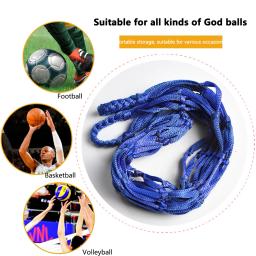 Nylon Net Bag para Basquete e Voleibol, Rede De Armazenamento Portátil, Saco De Rede De Esportes, Acessórios De Futebol - Image 5