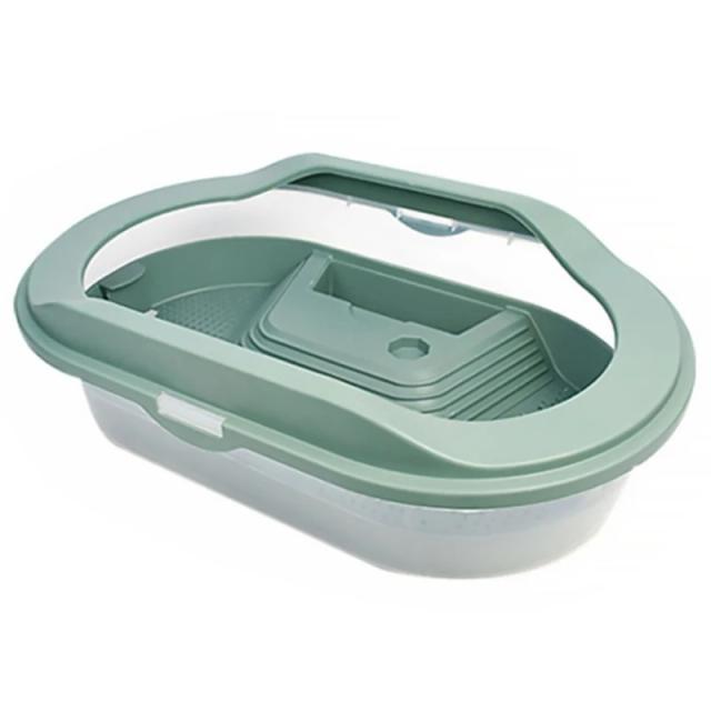 Habitat Ideal para Tartarugas: Piscina de Natação Inclinada em Plástico para Tanques de Répteis