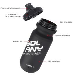 BPA Free Cycling Water Garrafa, Squeeze Sport Water Garrafa, Bicicleta MTB Road Bike Water Garrafa, Outdoors Running Acessório, 610ml - Image 5